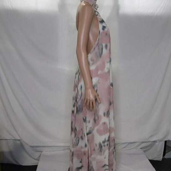 NEW MAEVE ANTHROPOLOGIE Womens The Somerset Chiffon Maxi Dress Halter - Picture 11 of 14